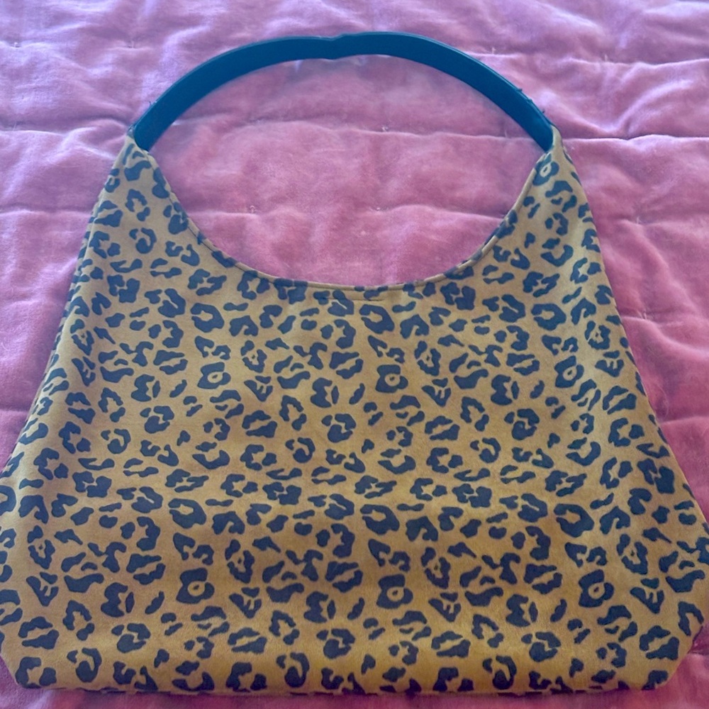 Leopard Print Tote Bag EUC